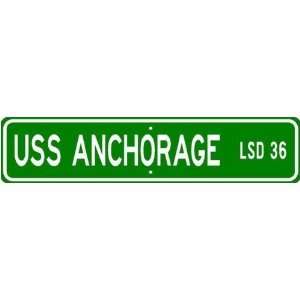  USS ANCHORAGE LPD 23 Street Sign   Navy Gift Ship Sailo 