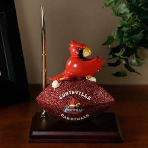  NCAA Louisville Cardinals Football Mascot Desk Set 8 