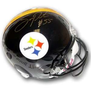 Joey Porter Signed Helmet Pittsburgh Steelers Replica