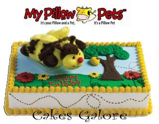 Pillow Pet Bumbly Bee Kuddable Kakes Cake Decoration Topper Kit Party 