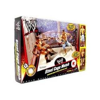   Ring Steel Cage Match Includes John Cena The Miz Action Figures