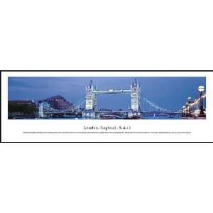  London, England   Series 2 Panoramic View Framed Print 