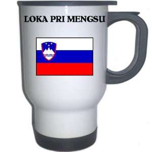  Slovenia   LOKA PRI MENGSU White Stainless Steel Mug 