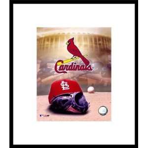 Cardinals   04 Logo / Cap, St. Louis Cardinals Framed Poster Print by 