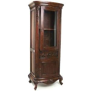  Empire Industries LCD Lodo 28 Curio Linen Cabinet in Dark 