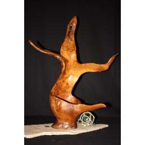   Centerpiece Wood Bowl Sculpture 30   Local Artist Designer Collection