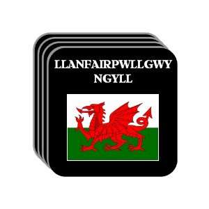  Wales   LLANFAIRPWLLGWYNGYLL Set of 4 Mini Mousepad 