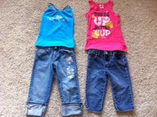 YOU ARE BIDDING ON A LOT OF CLOTHES MY DAUGHTER WORE LAST SUMMER. LOT 