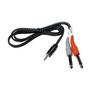 Live Wire 3.5mm Dual 1/4 Y Cable 3 Foot