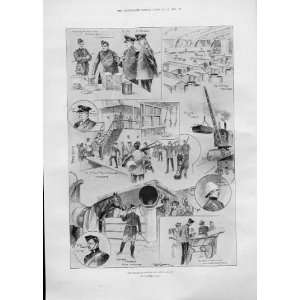  Departure Of Troops For S Africa 1899 Antique Print