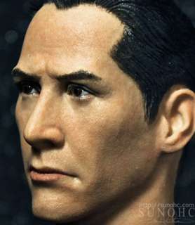   NEO MATRIX HEAD sculpt hot toys Keanu Reeves 12 + SUNGLASSES  