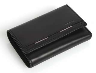 Mens & Womens Genuine Leather Key Chain Holder Case Wallet Black Brown 