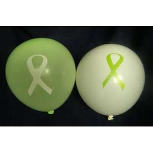  Lime Green Ribbon Balloons (24 Balloons) 
