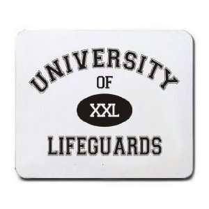  UNIVERSITY OF XXL LIFEGUARDS Mousepad