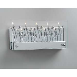  PLC Lighting Lief Sconce in Polished Chrome Finish   81640 