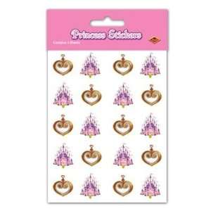  Beistle   54033   Princess Stickers  Pack of 12 Toys 