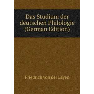   (German Edition) Friedrich von der Leyen  Books