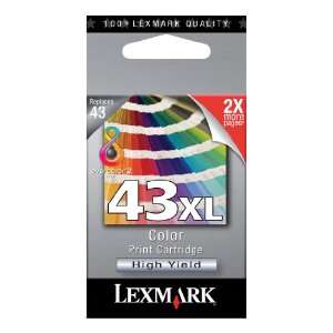  Lexmark (#43XL)P350, X4850, X6570, X7550, X9350 High Yield 