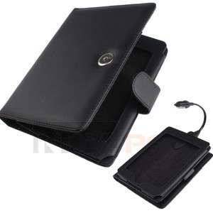 KINDLE TOUCH BLACK PREMIUM LEATHER COVER CASE WITH COMPACT READING 