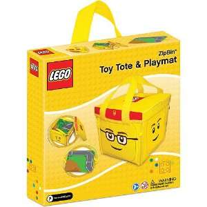  LEGO Head ZipBin Toy Tote Carry Case Playmat Toys & Games