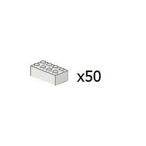  50x LEGO® White 2x4 Bricks Toys & Games