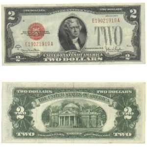  1928 G 2 Dollars U.S. Note (Legal Tender) 