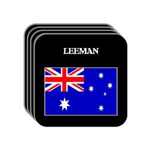  Australia   LEEMAN Set of 4 Mini Mousepad Coasters 