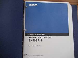 Kobelco SK50SR 3 Service Manual  