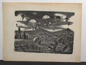 Unsign Sidney L Koblenz Print Vintage Titled 1940 AD  