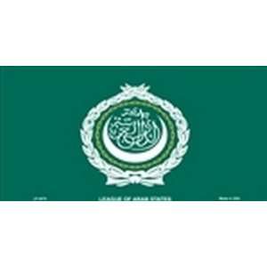 League Of Arab States Flag License Plate Plates Tags Tag auto vehicle 