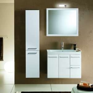 com Iotti LE3 Decorative Vanity Set with Sink, Mirror, and Light LE3 
