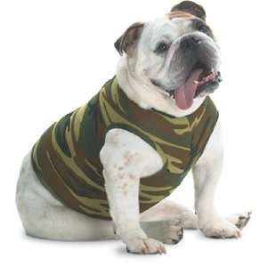  LAT Sportswear Doggie Camo Tank GREEN WOODLAND L (24 45 