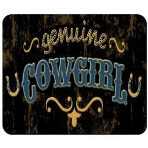   Cowgirl Custom Mouse Pad from Redeye Laserworks 