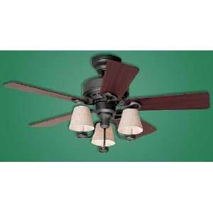  44 Inch Alcove II Iron Ceiling Fan With Lights