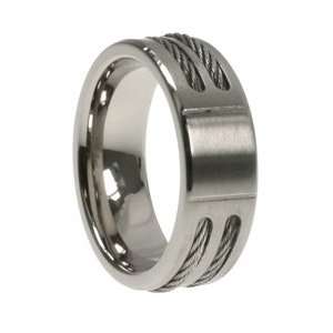    Titanium Ring with lasercut design. Width 8mm , 12 Jewelry