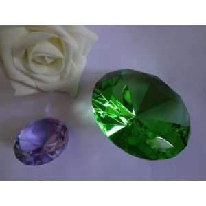    2 5cm emerald big crystal diamond wedding favour party 