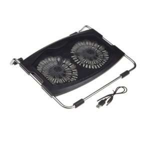  USB Laptop Stand Notebook Cooler Cooling Pad 2 Fans for Laptop 