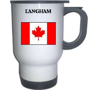  Canada   LANGHAM White Stainless Steel Mug Everything 