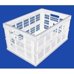 Collapsible Crate   White (White) (10.5 H x 20.75 W x 14 D)