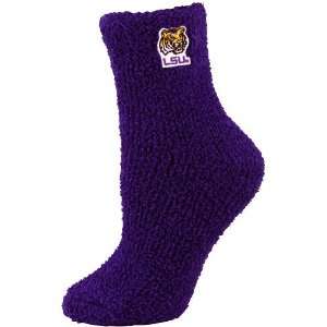  LSU Tigers Ladies Purple Cozy Socks