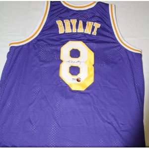   Kobe Bryant Signed Los Angeles Lakers Purple Jersey
