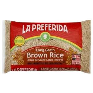  La Preferida, Rice Brown Long Grn, 28 OZ (Pack of 14 