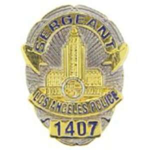  Los Angeles Police Officer Sergeant Badge Pin 1 Arts 