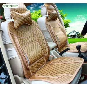   Rattan Material Summer Car Cool Seat Cover For Universal 5 Seats Car