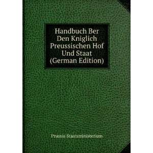  Handbuch Ber Den Kniglich Preussischen Hof Und Staat 