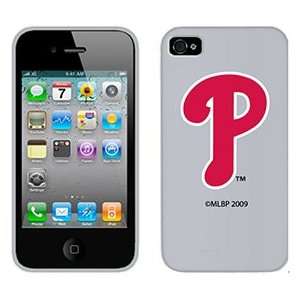  Philadelphia Phillies P on AT&T iPhone 4 Case by Coveroo 