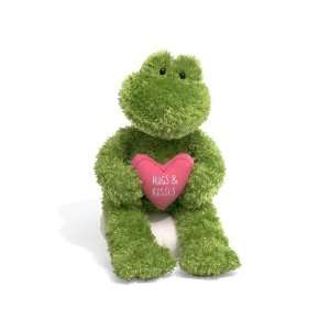   15 Valentines Decor Kyndall Frog Plush   Black/Red Toys & Games