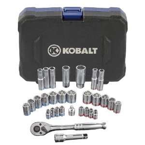  Kobalt 30 Piece Standard/Metric Mechanics Tool Set with 