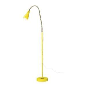  Ikea Kvart Floor/Reading Lamp, Yellow 
