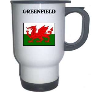 Wales   GREENFIELD White Stainless Steel Mug Everything 